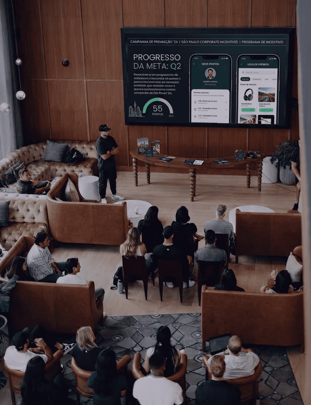 Plataforma Loyalty Express em uso